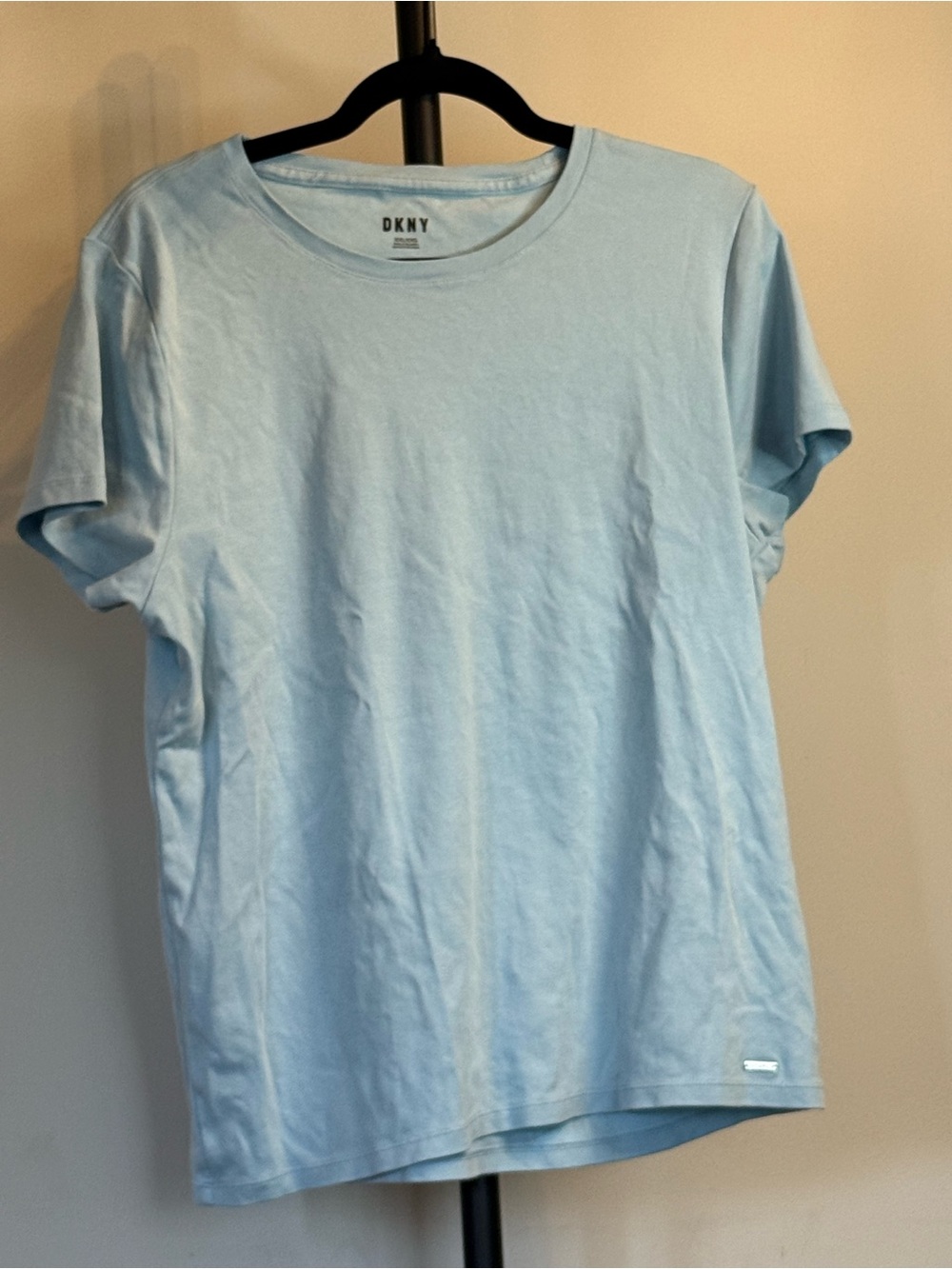 3/$10 DKNY Light Blue Short Sleeve Crew Tee